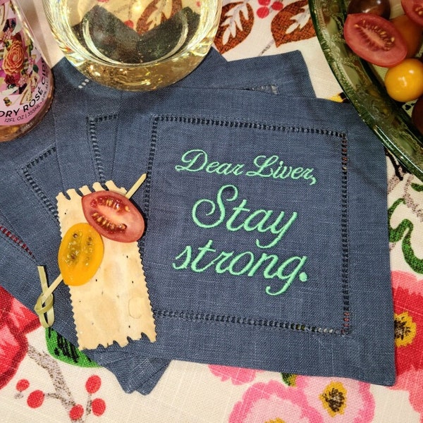 Funny Cocktail Napkins Etsy