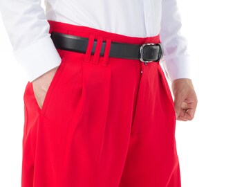 Men/'s Waistfold Pants Green Boogie,Swing,Retro,Phoenix,Bodybuilder,Rock-A-Billy,VLV,Pistol,Jive,Rock n Roll,Salsa,Gangster,Vintage,50/'s