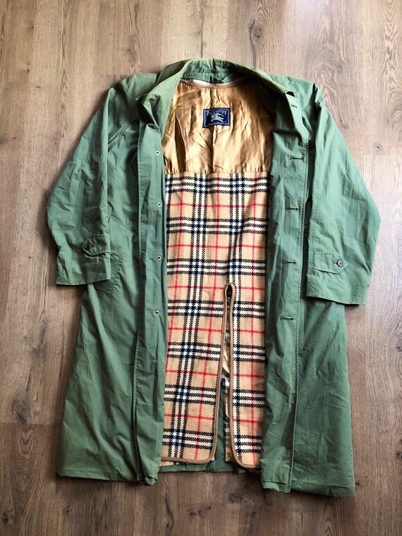 Burberry trench coat jacket vintage 90s rare cell