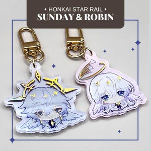 Honkai Star Rail - Sunday & Robin Keychain/Charm