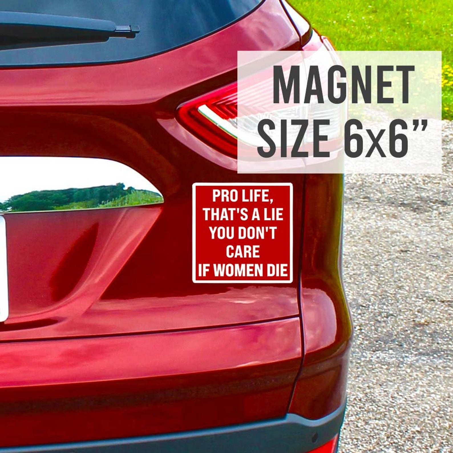 Pro Choice Bumper Sticker Pro Life That's a Etsy