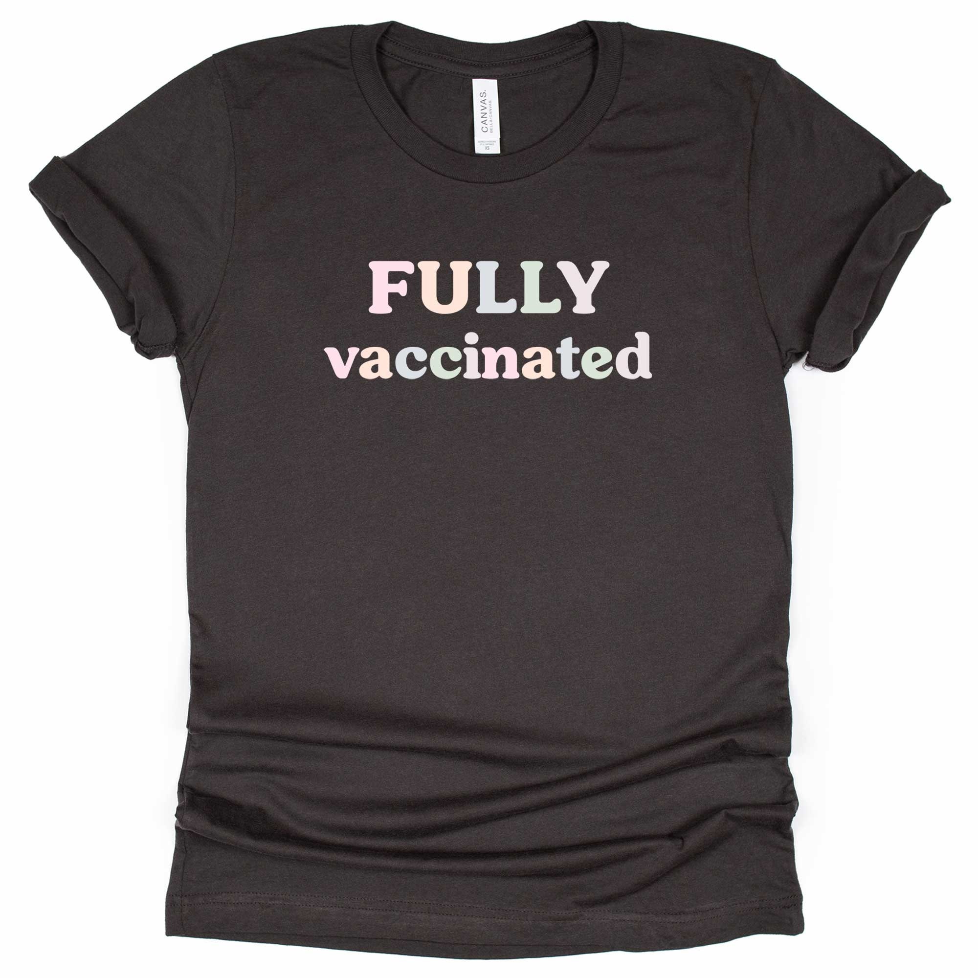 i identify as fully vaccinated t shirt