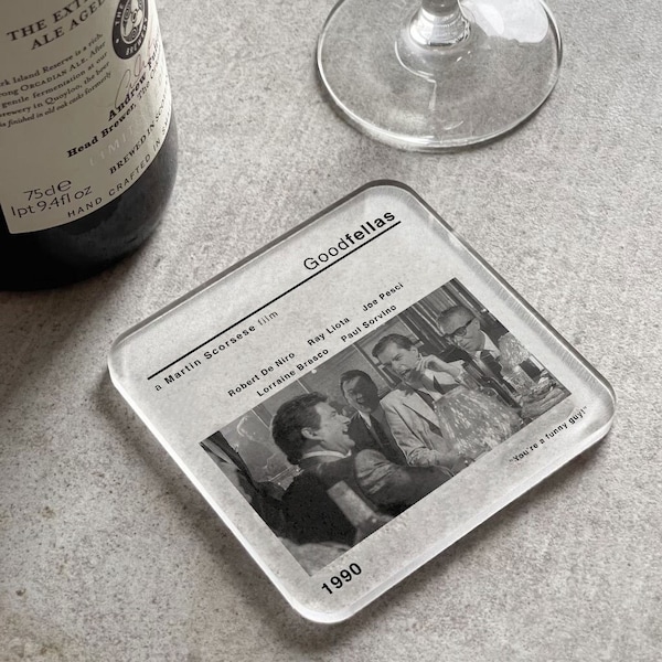 Goodfellas Movie Film Coaster | Cinema Gifts | for Him | Birthday | Drinks | Coffee Table | Dad Gifts | Movie Decor | Office Gifts