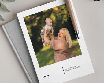 Personalised Image Journal for Mum | Mother's Day Gift | Notebook | Gift for Mum | Birthday Gift for Mum | Personalized | Gift Box Available
