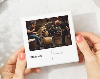 Whiplash Ceramic Movie Poster Drinks Coaster | Christmas Stocking Gift For Him | Beer & Coffee Table Mat | Movie Art Film Coaster