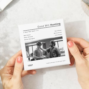 Good Will Hunting Movie Drinks Coaster | Birthday Gift For Him| Coffee & Tea Coaster | Home Cinema and Room Accessories