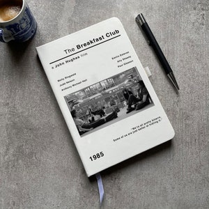 The Breakfast Club Movie Journal | Movie Art | Notebook | Movie Art | Movie Lover | Film Poster | Novelty Film Gifts | Movie Accessories