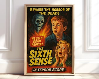 シックス・センス 映画ポスター：1999年映画アートプリント