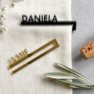 Personalised Napkin Table Place Names | Wedding Placenames | Wedding Table Decor | Event Name Tags Corporate Accessories | Custom Place Tags
