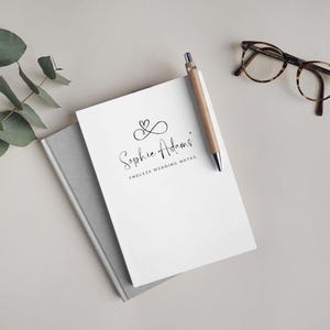 Personalised Notebook with Recycled Paper Pages | Funny Personalized Birthday Gift For Friends | Journal, Notepad