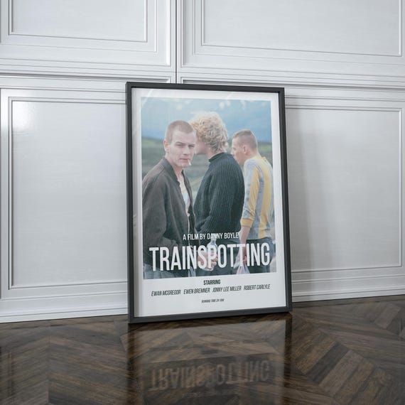 Trainspotting Inspired Modern Movie Poster | Film | Art | Wall Art
