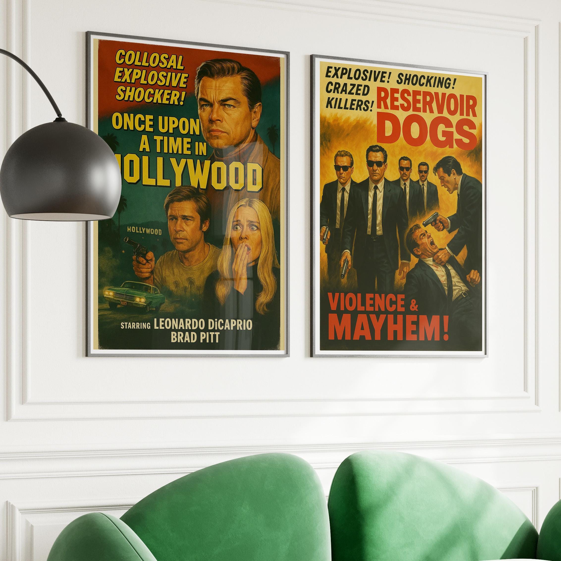 1950年代のヴィンテージシネマスタイルの劇場ポスターで描かれた