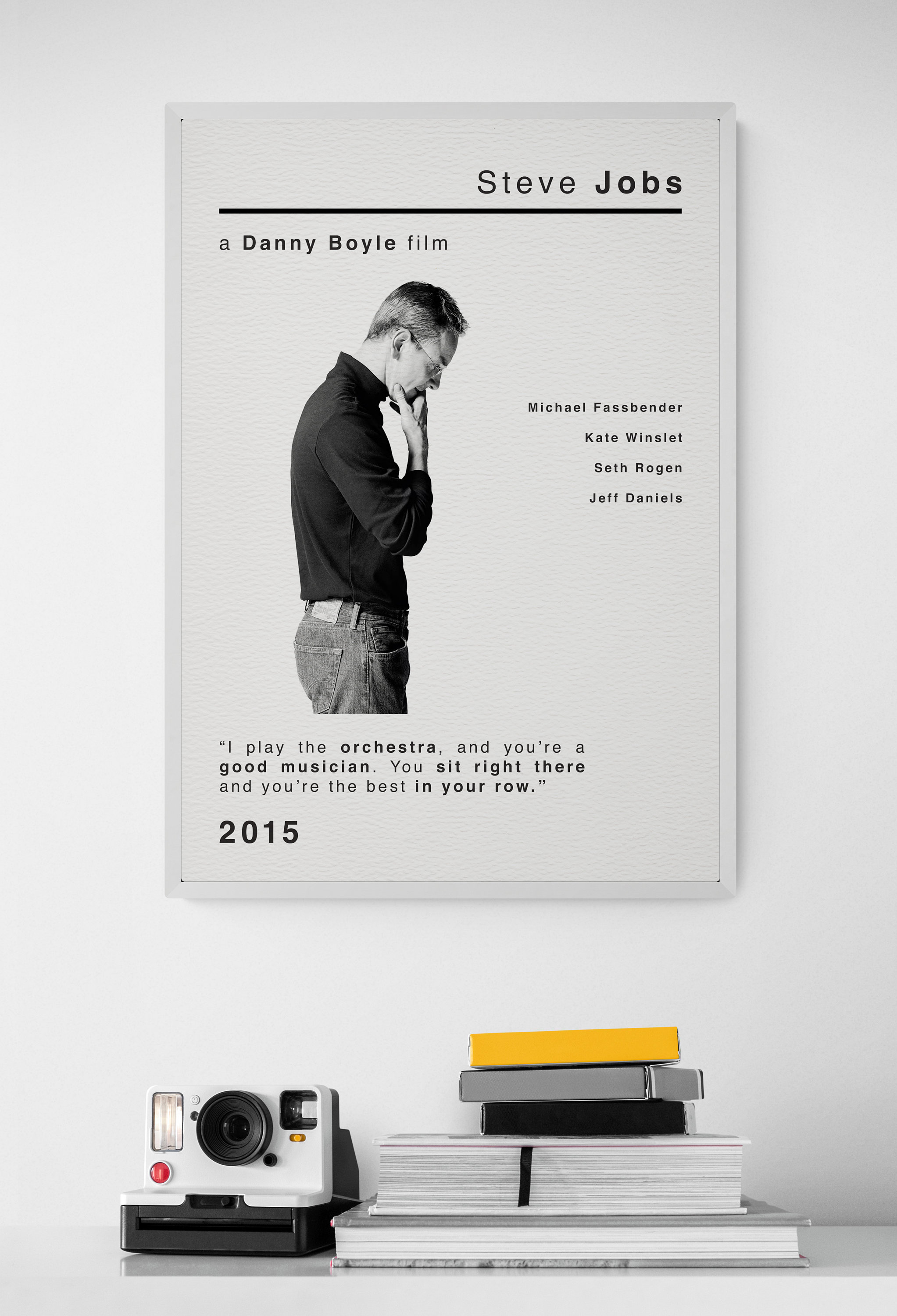 Original Minimalist Style ' Steve Jobs ' 2015 Movie Etsy