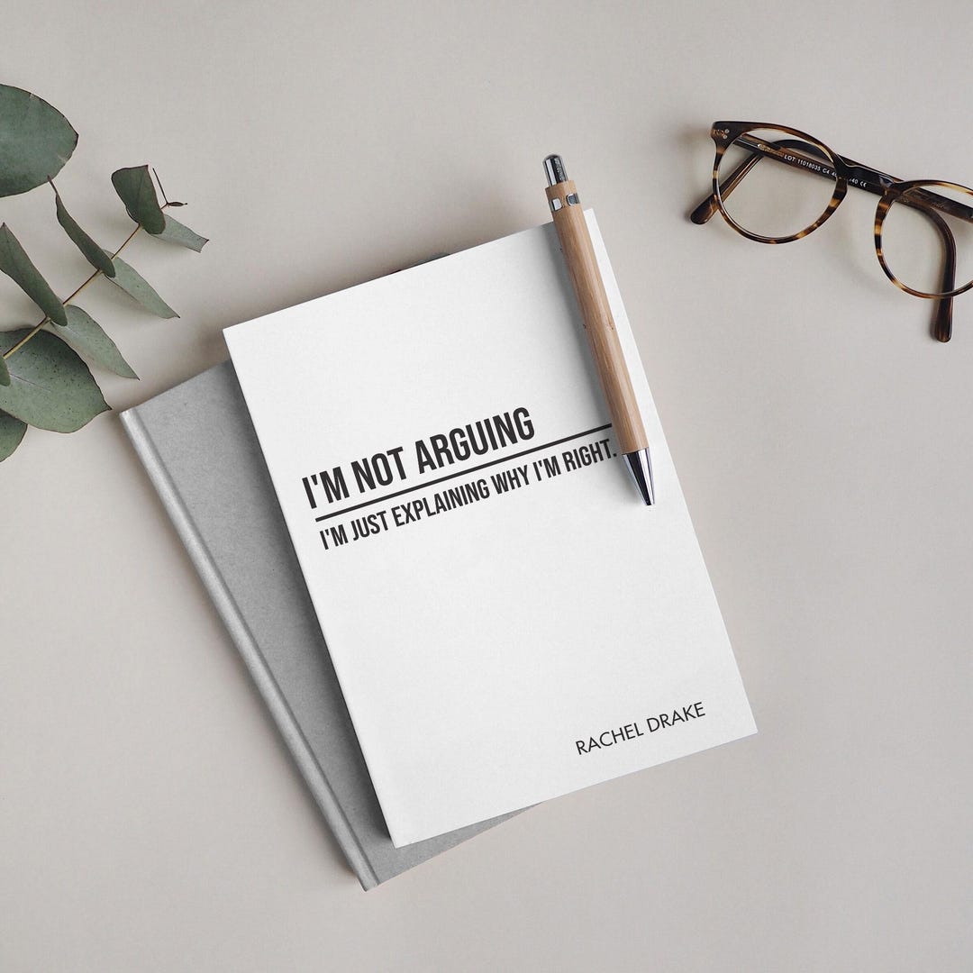 Funny Personalised Notebook | Joke Office Idea | Funny Gift for Boss ...