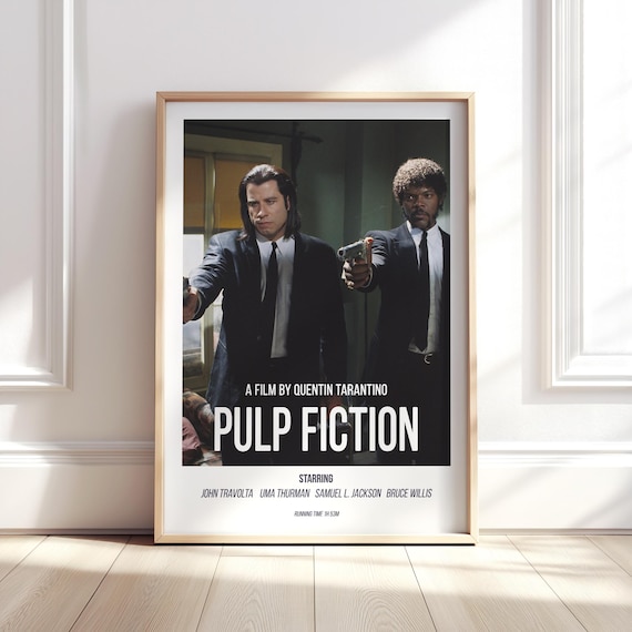 パルプ・フィクションにインスパイアされたモダンな映画ポスター