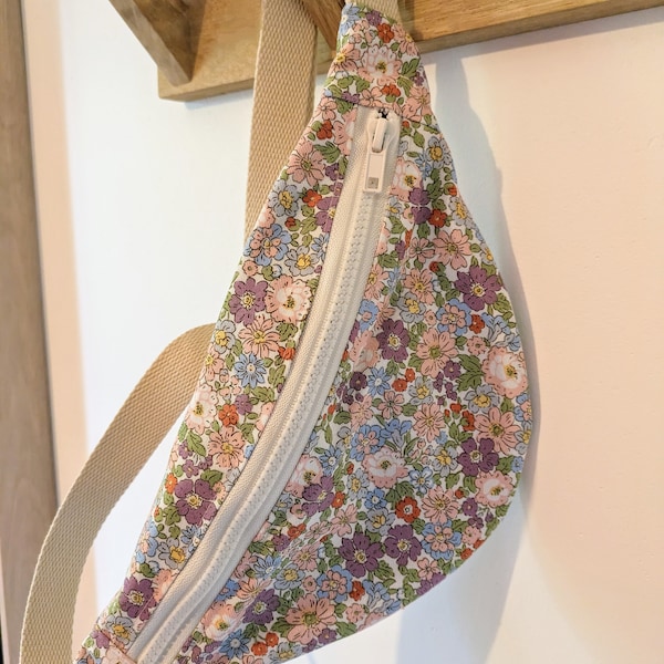 Sac banane fleurs enfant