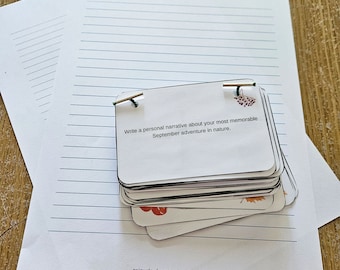 September Creative Writing Prompts for Kids