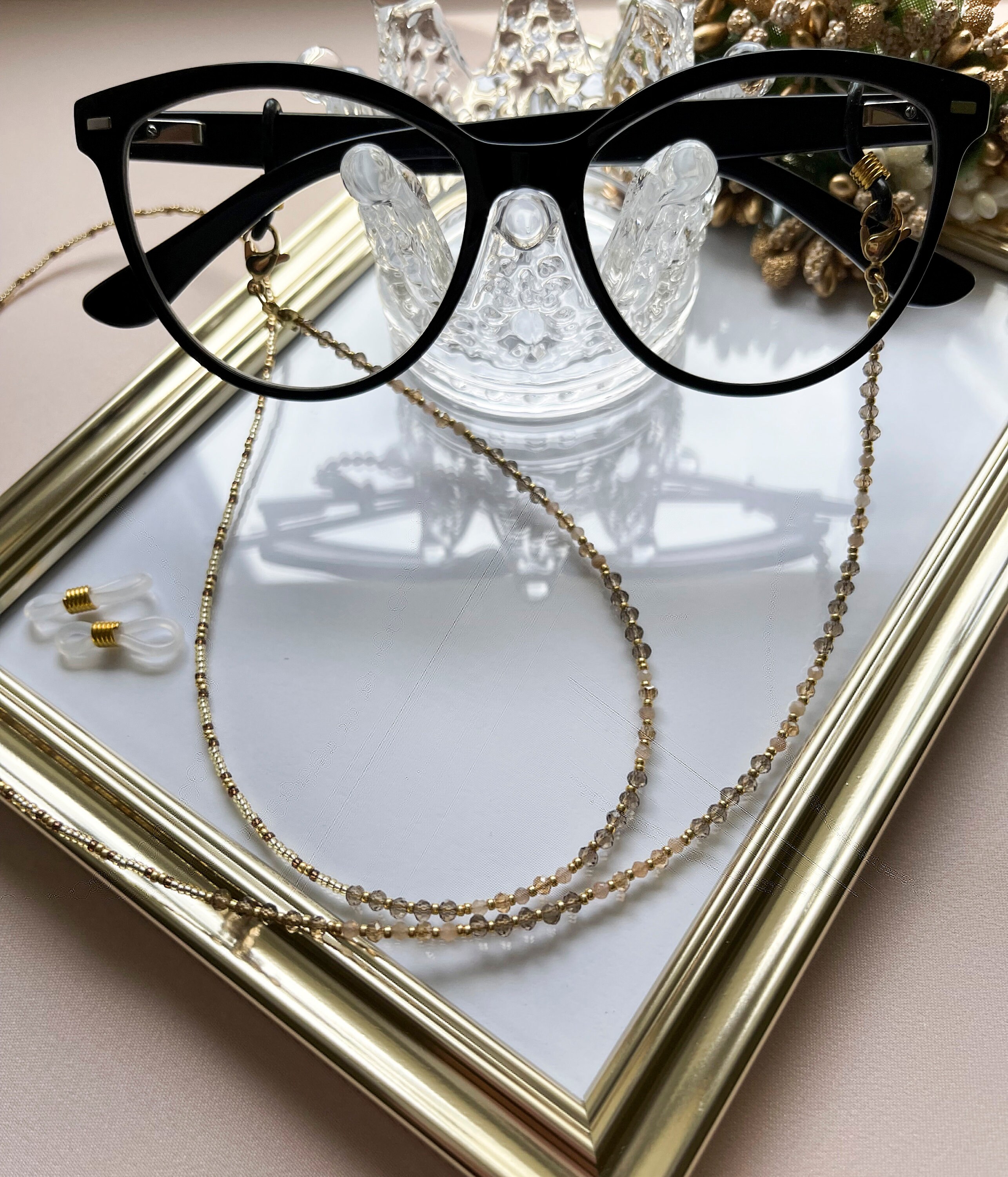 Eyeglass Chain, Glasses Chain, Bead Glasses Chain, Eyeglass Necklace