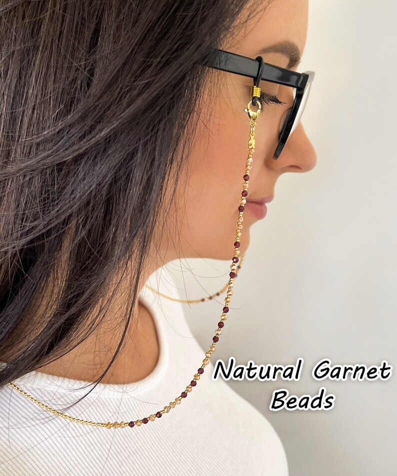 Eyeglass Chain, Glasses Chain, Bead Glasses Chain, Eyeglass Necklace