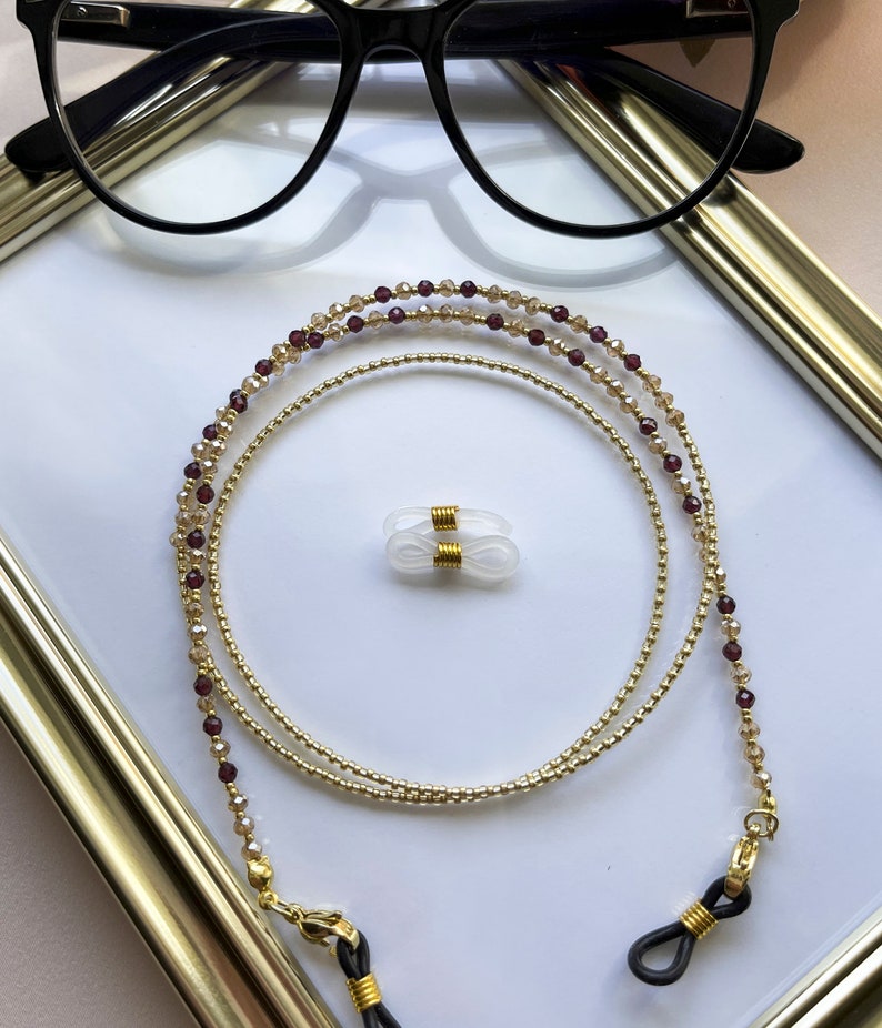 Eyeglass Chain, Glasses Chain, Bead Glasses Chain, Eyeglass Necklace
