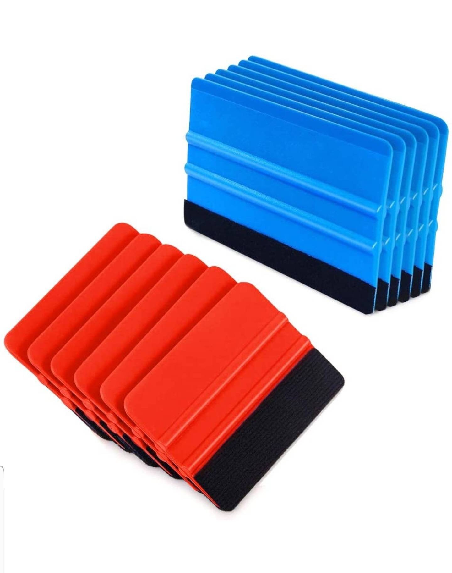 Flexible Micro Squeegee Scraper Car Vinyl Wrap Tool Kit Edge