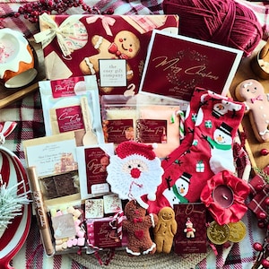 CHRISTMAS PAMPER HAMPER: Stocking Filler Gift Box | Relaxing Self Care Spa Present For Her | Secret Santa | Snowman Soup