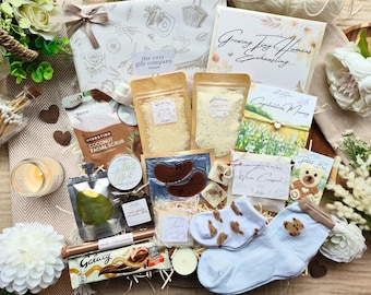 NEW MUM GIFT: Luxury Mum To Be Gift Box | Postpartum Pamper Hamper | Self Care Gift Box For Pregnancy | Relaxing New Mum Treats