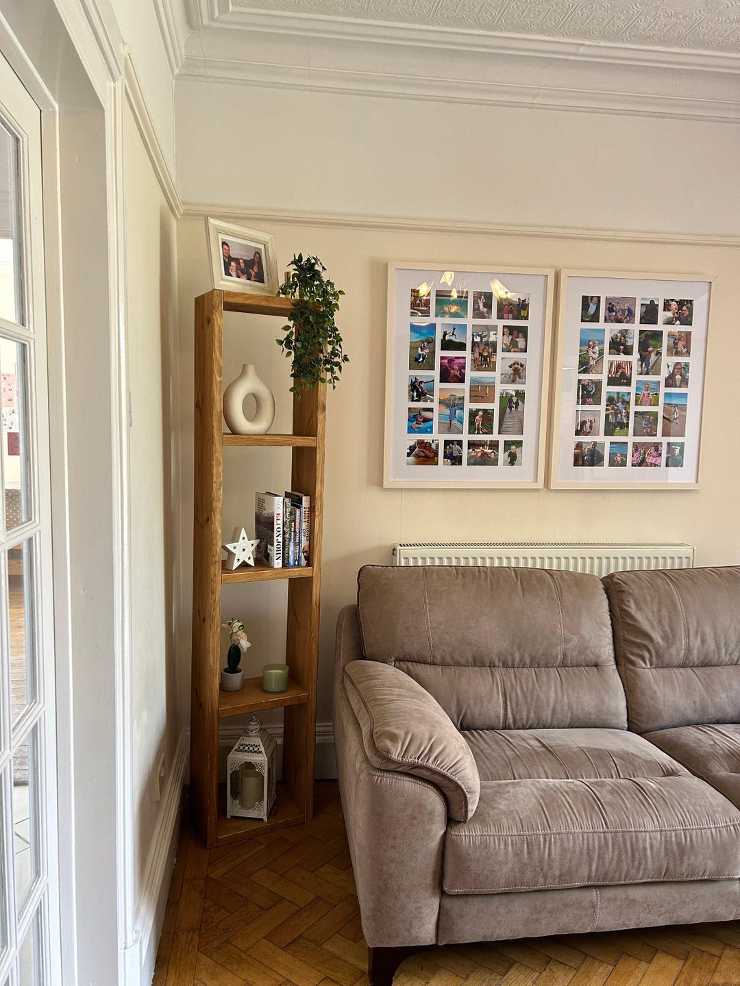 The Butterley - Rustic Robust Wooden Tall Free Standing Shelving Unit ...