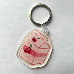 Cherry Juice Keychain
