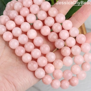 Jade rosa, dorado, morado, azul, cian, colorido y amarillo, jade marrón pálido con zoisita rubí, cuentas sueltas curativas, suministros de joyería DIY, cuentas al por mayor