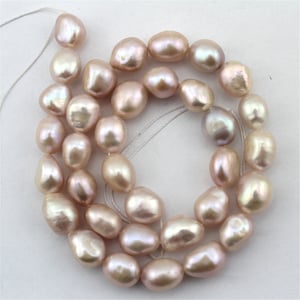 10-11mm Purple baroque nugget Pearls,irregular baroque pearls,Genuine  Freshwater Pearls,Loose pearl beads,Wholesale pearls-28pcs-NP177