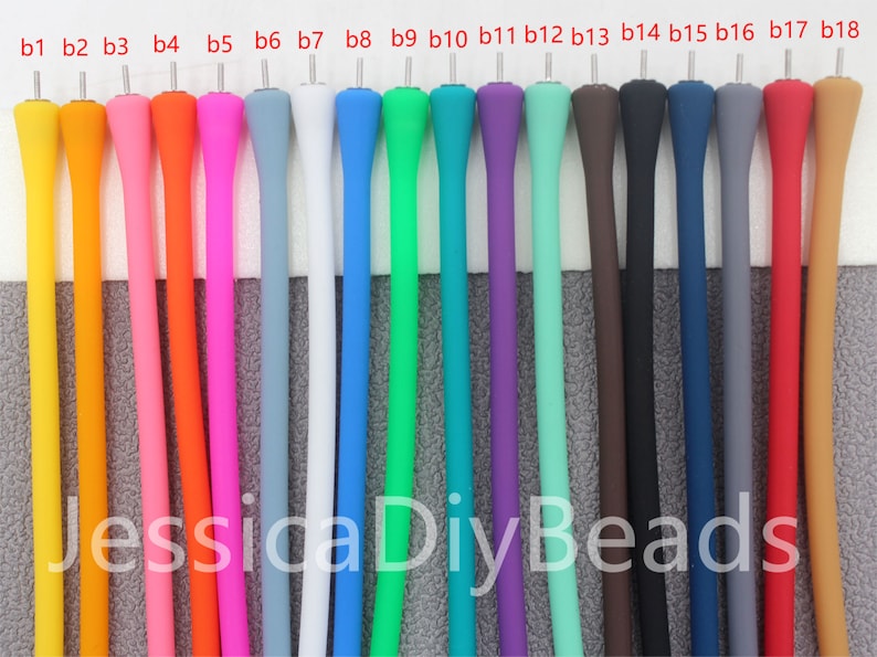 14-16mm Beads,Sports Waterproof Pearl Necklace Bracelet,Silicone Necklace and Bracelet,Rubber Material Jewelry Set,Wholesale Jewelry--Bar-77 image 6
