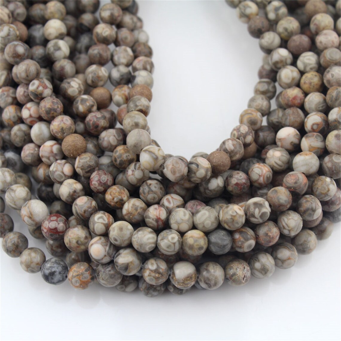 6mm Smooth round Maifanite beadsMedical Stone Beads Maifan Etsy