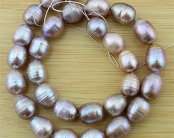 10-11 mm Genuine FreshWater Pearl Beads, Potato Pearl Beads,Loose Parls For Jewelry Making Necklace Bracelet,Full strand--NP124