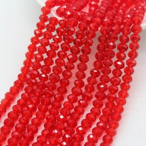 5/10 strands 6mm Crystal beads,Faceted Crystal beads,Crystal Glass beads,Spacer beads,Jewelry supplies, Beads For Necklace Bracelet
