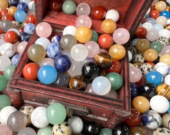 Wholesale Loose No Hole Round Natural gemstone Beads,Undrilled Mixed Color Gemstone Beads,Wholesale for DIY jewelry,8mm,10mm,12mm-ST197
