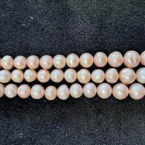11-14mm Genuine Edison Baroque Pearl Beads,Natural Pearl Beads,Lustrous Round Purple Freshwater Pearls,Loose Pearl Beads-15.5inches-ADS001