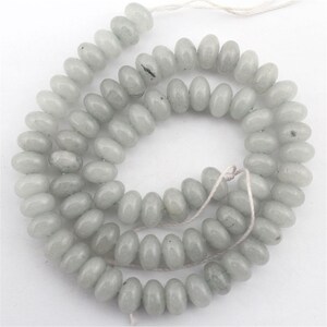 5x8mm Smooth Colorful Jade Rondelle Beads, Loose Jade Gemstone Beads, Jade Rondelles, Jade Bead Strand, Wholesale Beads-80pcs-15inches-ST141