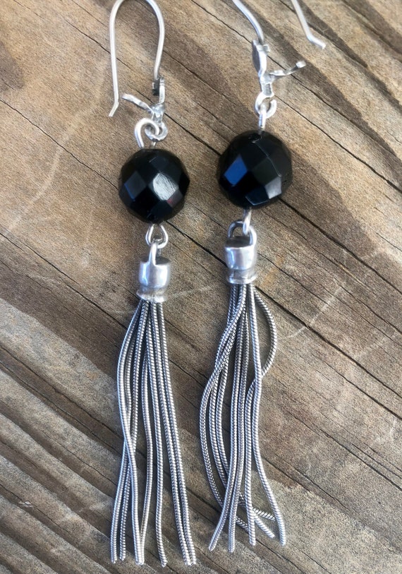 Elegant Sterling Silver Dangle Earrings