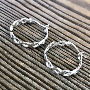 Sterling Silver Hoop Earrings