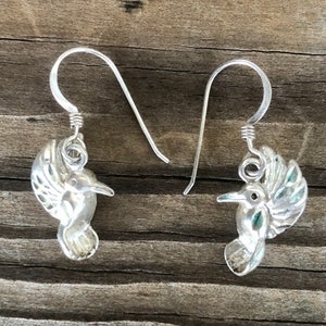 Sterling Silver Hummingbird Earrings