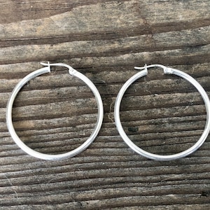 Sterling Silver Hoop Earrings