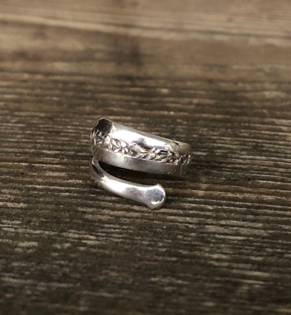 Vintage Sterling Silver Wrap Ring