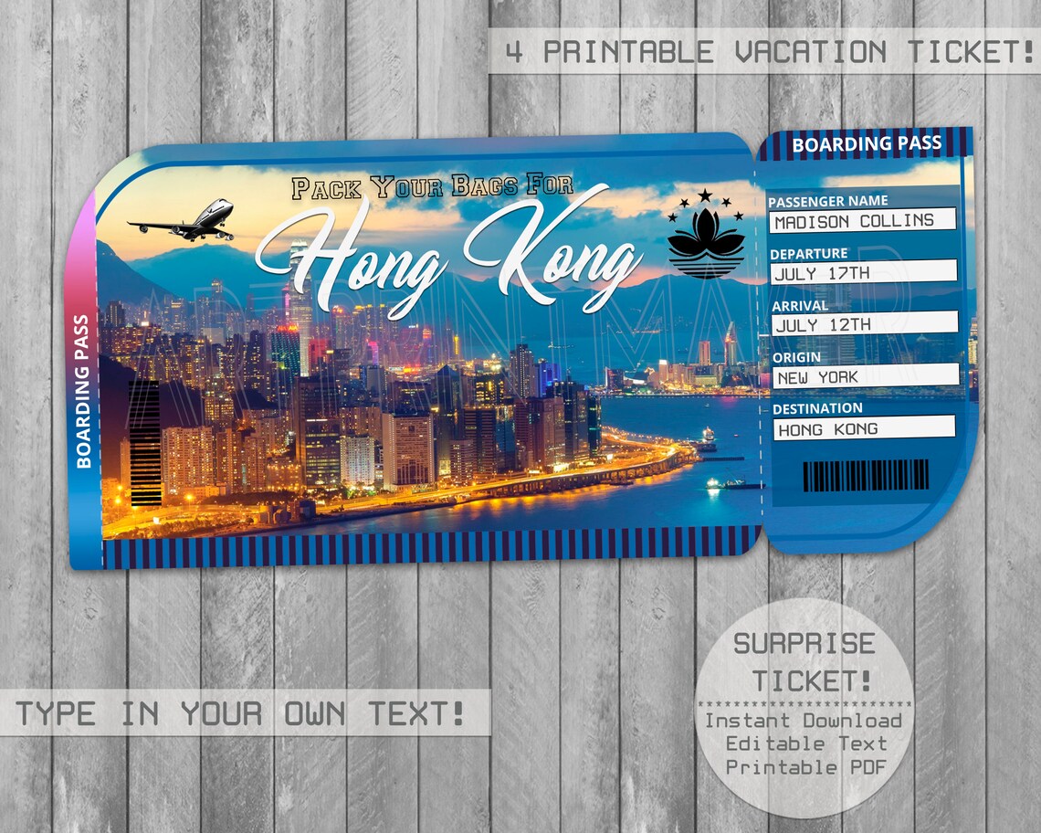 Hong kong air ticket promotion