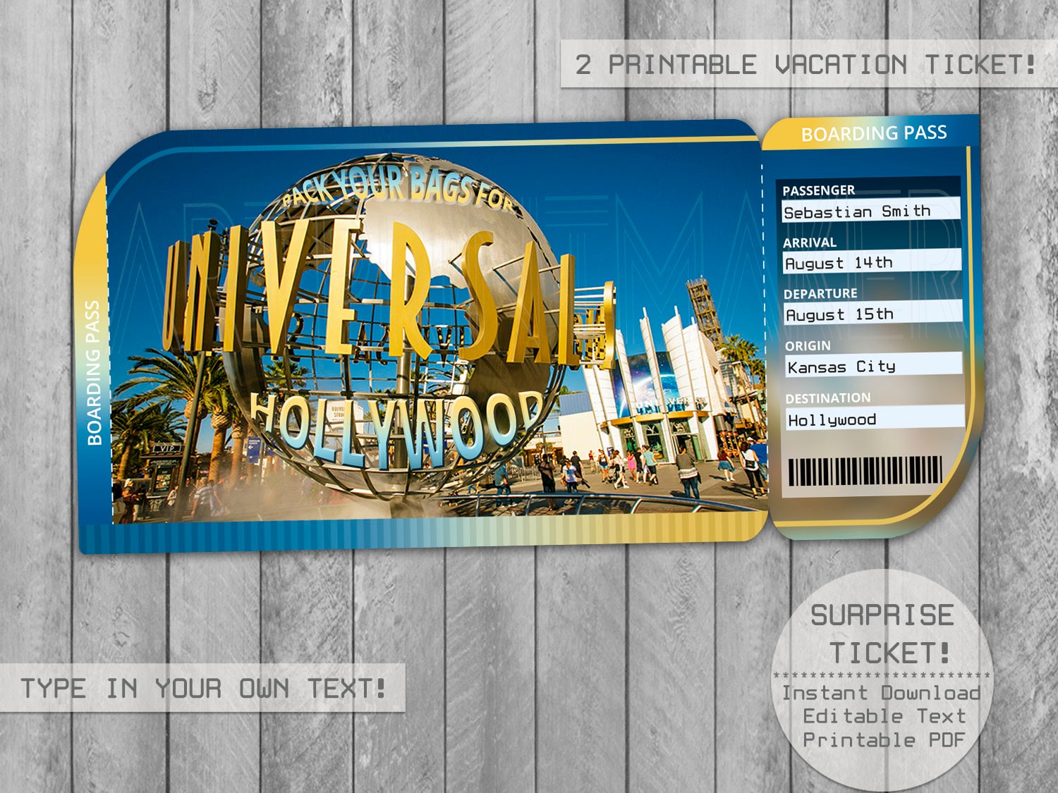 timeshare presentation universal studios tickets