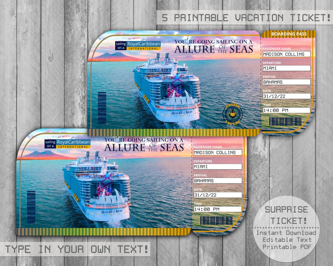 cruise line tickets