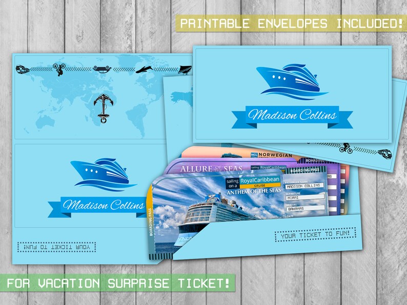 Queen Mary 2 Cruise Ships Printable Trip Ticket Boarding Etsy
