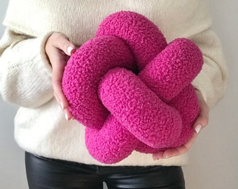 Cuscino in peluche a forma di stella, per la decorazione della casa (50 cm, giallo chiaro