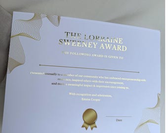 Certificat d'achèvement déjoué | certificat d'appréciation | certificats | feuille d'or | certificat de luxe | certificat a4 | collègues de travail