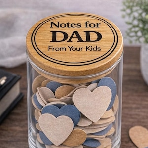 Personalized Notes for Dad Jar | Father’s Day Gift from Kids